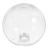 Diffusion Lumineuse Uniforme: La forme ronde et transparente de cet abat-jour garantit une répartition homogène de la lumière, créant une ambiance chaleureuse et confortable adaptée aux espaces de vie domestiques ou commerciaux