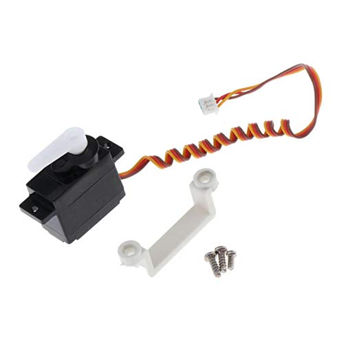 Bonarty 2 x Metal Servo Steering Gear Servo for WLtoys XK X450.0010 RC Aircraft Helicopter Model Steering Part Accessories Micro RC Servo - Thumbnail 7