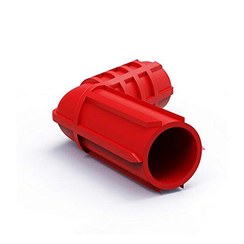ROMASO Motorcycle Shift Lever Cover,Rubber Shift Sock,Flexible Rubber,Anti-Slip Stripes Design,Universal Red(Pack of 2)