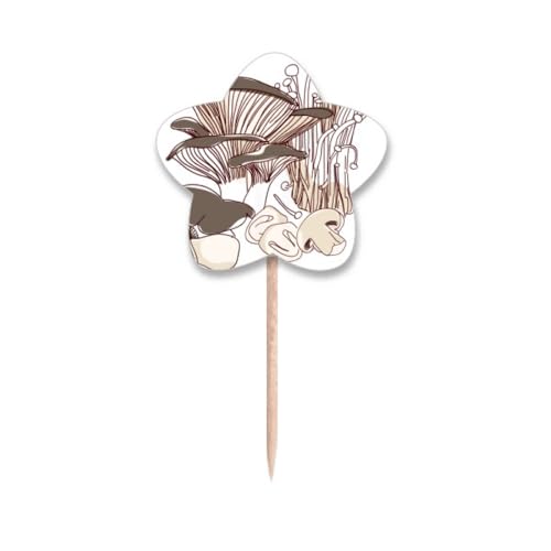 Cupcake picks drapeaux étoiles Yummy Home pique décoration Swamm