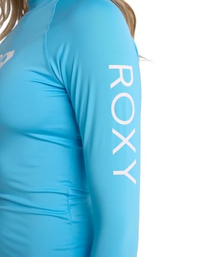 Image of Roxy Women's Long Sleeve Compression Fit Rashguard UPF 50+ Quick Dry Recycled Swim Shirt