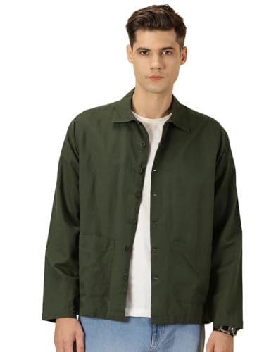 Image of Thomas Scott Men's | Solid | Full Sleeve | Regular Fit | 100% Cotton | Double Pocket | Spread Collar | Casual Shirt