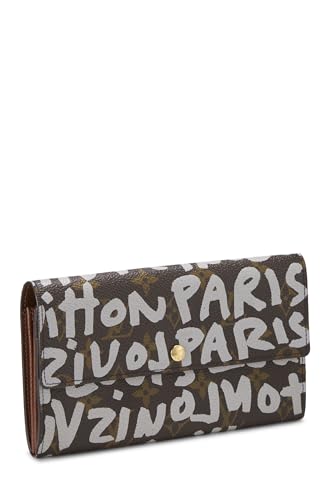 Pre-Loved Stephen Sprouse x Louis Vuitton Grey Monogram Canvas Porte Monnaie Credit, Grey2