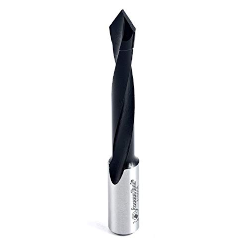 Amana Tool - 315005 Carbide Tipped Through-Hole Boring Bit R/H 5mm Dia x 77mm Long x 10mm