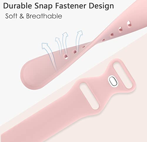 Everact 8 Pack Bands Compatible With Fitbit Versa 2 / Fitbit Versa/Versa Lite/Versa Se, Soft Waterproof Silicone Sport Strap Replacement Wristbands For Women Men #TOP3