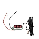 Visibilité compacte : la petite taille du panneau et les couleurs LED sélectionnables améliorent la lisibilité tout en gardant l'unité discrète dans les tableaux de bord, les boîtes de contrôle ou les faces d'appareils.