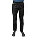 SportHill Men's 3SP Terrain II Straight-Leg Mid-Rise Jeans-Like Fit Warm Run Pants with Drawcord | Flatlocked Inseam, Black, Large Long