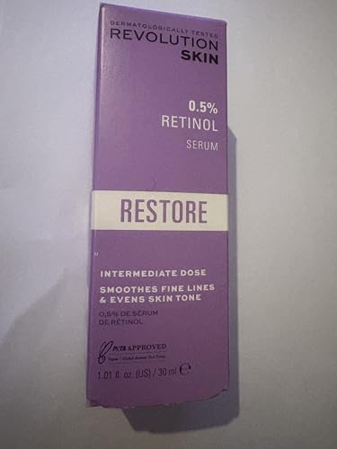 Revolution Skin Hyaluronic Acid Serum and Hydrating Oil, 30ml, 1 Pack (30ml, Retinol Serum 0.5%)