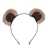 Generisch bärens Ohren, bärensohren Haarreif, Niedliche Flaumig Bär Ohren Stirnband Tier Kopfbedeckung, Für Partys, Cosplay, Make-up Und Zum Gesichtwasche