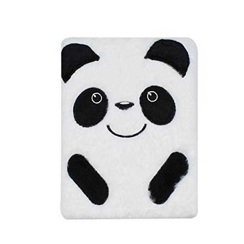 Suillty Plush Cute Panda Unicorn Cartoon Animal Notebook, Faux Fur ...
