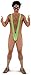 ADV MAELSA Mankini Maillot de Bain pour Homme Vert Borat - déguisement fêtes soirées entre amis mariage évènements