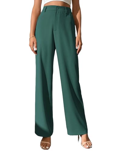 Image of Elendra Women Lycra - Bootcut Trousers Pant Wide Leg
