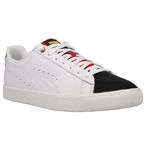 PUMA Mens Clyde Global Futurism Lace Up Sneakers Shoes Casual - White - Size 11 D2