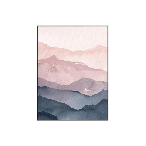 Cuadros de montañas para decorar paredes vacías con arte mural de lienzo nórdico de 50x60cm 5