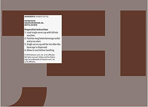 Amazon Brand - Solimo Coffee Pods, Dark Roast, Compatible with Keurig 2.0 K-Cup Brewers, 24 Count