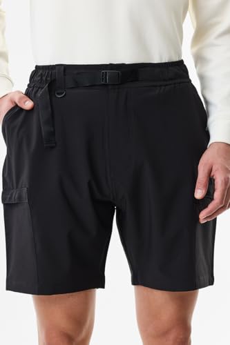 Image of SNITCH Men Casual Shorts | Ribbed Design with Regular Fit & Zip Closure | Durable Polyester Blend for Everyday Wear & Athletic Activities