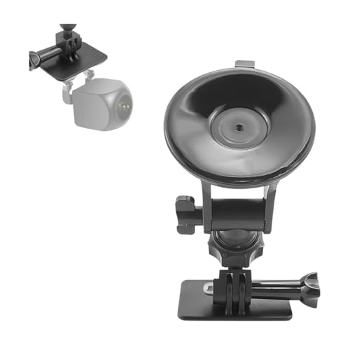 Bittwee Car Rear Camera Holder, Vehicle Dash Cam Rear Windshield Window Mount, Auto Backup Camera Recorder Monitor Rearview Camera Bracket Accessories, Universal for SUV, Sedan, Truck