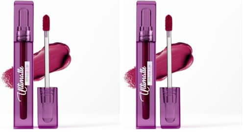 Image of Blue Heaven Ultimatte Whipp Lip Liquid Lipstick Waterproof Infused with Cocoa Butter & Rosehip Oil | Hydrating | Airy Mousse Texture | Soft Matte Finish | Intensely Pigmented | Pretty Pink | 3 ML