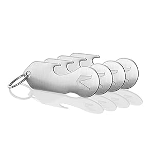 MAGATI Winkelwagenontgrendelaar sleutelhanger afneembaar multifunctioneel van roestvrij staal met sleutelzoekservice…