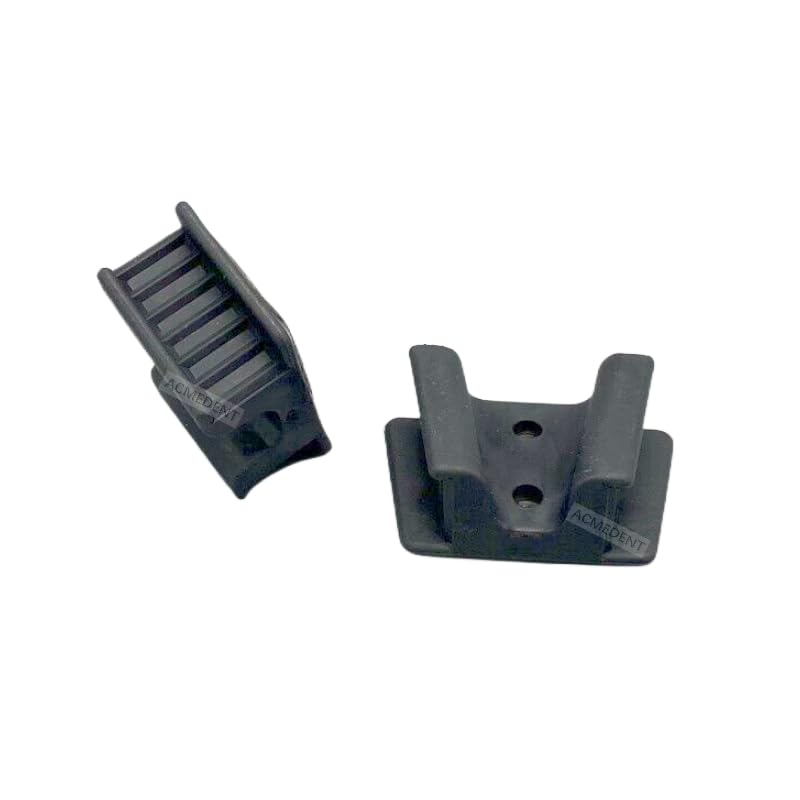 2Pcs Adult Dental Props Silicone Mouth Prop Bite Blocks Tongue Piercing Black Sturdy Stainless Steel Inner Frame 2Pcs/Pack