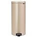 Brabantia - Pattumiera a pedale, Metallic Gold, 30L
