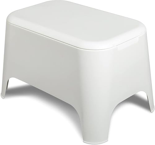 Decor Space Table basse Tokyo structure en polypropylène effet rotin pour bar et structures (Blanc)