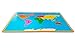 Montessori Puzzle mapa continentes