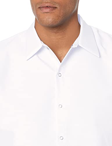 Red Kap Men's Specialized Pocketless Work Shirt, White, 6X-Large #TOP3