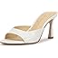 Bright White Glazed Snake Print