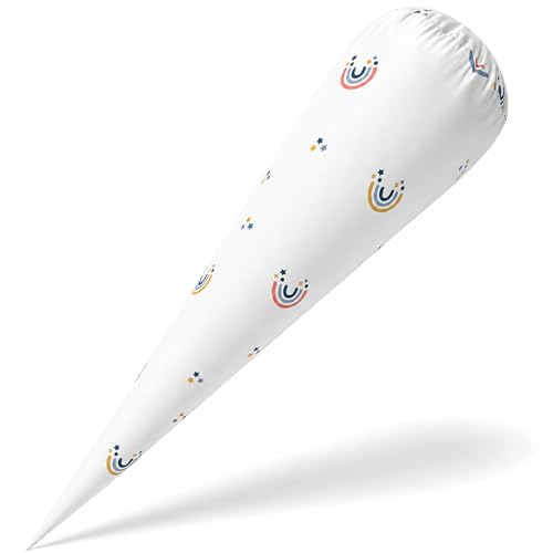 Scinzene Schultüte Kissen 73 cm - Schultüte Stoff Für Stoffhülle Mädchen & Jungen - Kissen Schultüten Aus Polyester Pp-Baumwolle - Inlett Zur Einschulung Zubehör Für Schultüten
