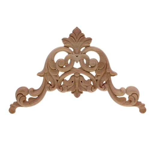 Decoración de madera tallada natural de 12 cm para renovar paredes 2