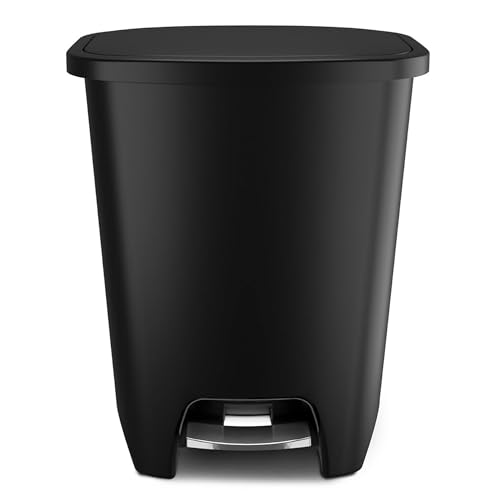 Caneca de Basura Rectangular Negra 20 Gal 3 Unidades miniatura 6