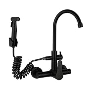 Material: grifo de cocina de acero inoxidable, libre de plomo, respetuoso con el plomo, saludable, sin óxido, sin rasguños, sin corrosión, muy duradero. Se adhiere al uso de las materias primas de la más alta calidad, las mejores partes y el proceso ...