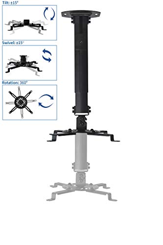 Vivo MOUNT-VP02B Extending Ceiling Projector Mount thumb #2