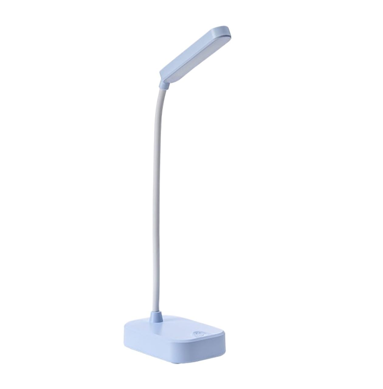 Lampa Biurkowa do Domowego Przenośna Lampa Biurkowa Zasilana Bateryjnie, Ładowalna, Sterowanie Dotykowe, Elastyczna Lampa Stołowa do Czytania(Blue)