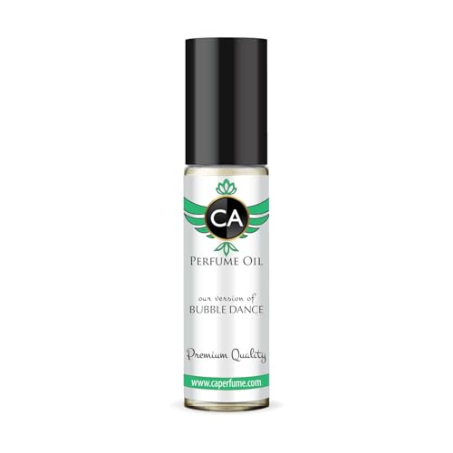 CA Perfume Originals Bubble Dance Unisex Fragrance Oil Gourmand Scent Long Lasting Perfumes for Women &amp; Men Travel Size TSA Ready Mini Parfum Body Oil Roll-on 0.33 Fl Oz 10ml