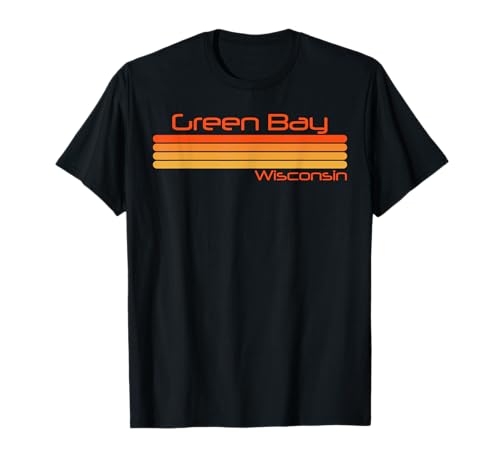Retro Green Bay Wisconsin Camiseta