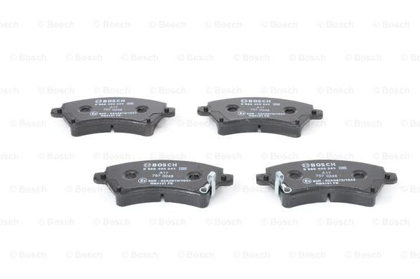 Bosch Fren Balatası Ön Toyota Corolla E12 1.4 Vvt-I 01-07, 1.6 Vvt-I 02-06, 1.8 Vvtl-I Ts 01-07, 1.4 D 04-07, 2.0 D-4D 02-07 986495243 BP1541