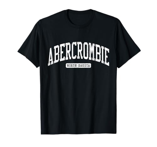 Abercrombie, Dakota del Norte, ND JS-03, estilo universitario Camiseta