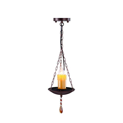 Plafonnier rétro à tête simple pour résoudre le manque de lumière en couloir