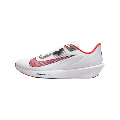 Nike Rival Fly 4 Men's Road Running Shoes (HQ3512-100, White/Black/University Red/Habanero Red)