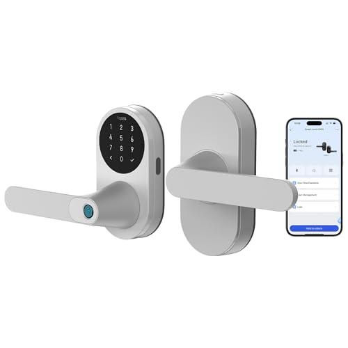 Locks Aqara Smart Lock U300 Upgraded Version, Fingerprint Keyless Entry Door Lock with Handle, Matter Over Thread, Apple Home Keys, Touchscreen Keypad, Smart Lever Lock Supports Homekit Alexa Google, Silver SmartThings Compatible Locks Aqara Smart Lock U300 Upgraded Version, Fingerprint Keyless Entry Door Lock with Handle, Matter Over Thread, Apple Home Keys, Touchscreen Keypad, Smart Lever Lock Supports Homekit Alexa Google, Silver SmartThings Compatible