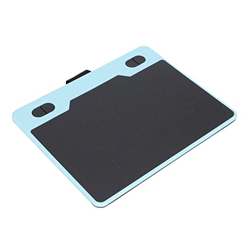 ZDETGU Cyfrowy Tablet Graficzny z czułością Nacisku 8192, technologią Indukcji Elektromagnetycznej, rozdzielczością 5080LPI dla Artystów, Projektantów, studentów. Zgodny z Systemem iOS. (BLUE)
