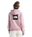The North Face Women's Evolution Box NSE Hoodie - Adventure Ready Hood with Adjustable Drawcord, Kangaroo Hand Pocket, Metal Pink, Medium