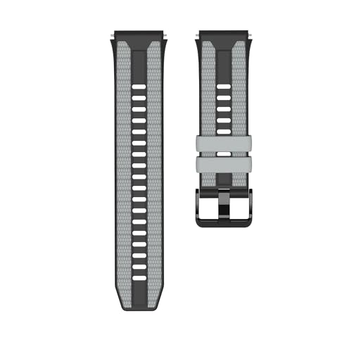 [XGYOMVB] Watch Ultimate 2�p�V���R���E�H�b�`�o���h �ʋC���\�t�g 22mm �E�H�b�`�o���h Watch5 46mm�Ή�(Gray black,GT5 GT5pro 46mm)