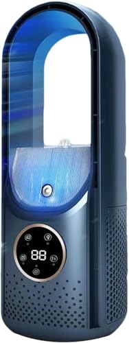 Mobiler Luftkühler, Mobiler Klimaanlage, Kühlventilator, Leise, Ohne Klingen, Mobiles Klimagerät ohne Abluftschlauch für Luftkühlung,...