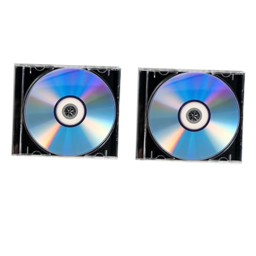 KONTONTY 2ensembles Disques CD Vierges avec Boîtier Capacité Élevée pour Audio Et Données Compatibles Graves CD DVD Enregistrement Sécurisé Et Haute Qualité Sonore