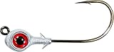 Zman Redfish Eye Jig Heads 0.25 Oz 3Pk-Red