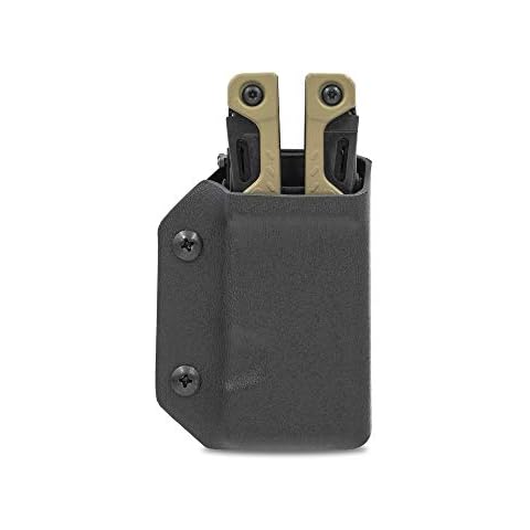 Clip & Carry Kydex Multitool Sheath for LEATHERMAN OHT - Made in USA (Multi-tool not included) EDC Multi Tool Sheath Holder Holster Cover (Black) Cover