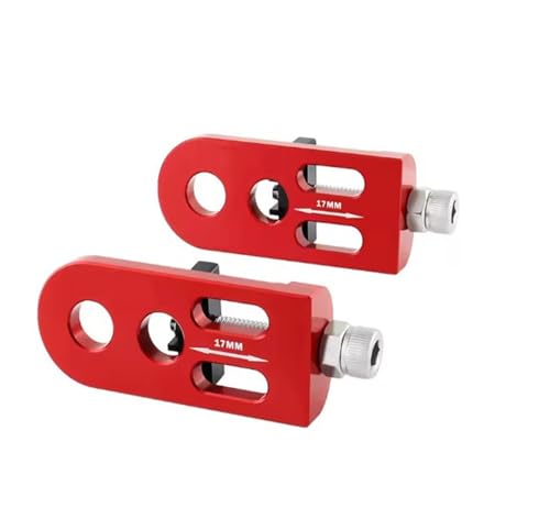 CRUQSDF ���]�ԃ`�F�[���e���V���i�[ �V���O���X�s�[�h �e���V�����A�W���X�^�[ �܂肽���ݎ� �Œ�M�A(Red 2pcs)